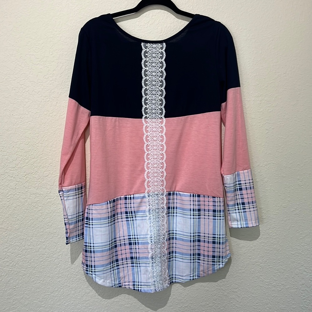 Womens long sleeve tunic style  top size M